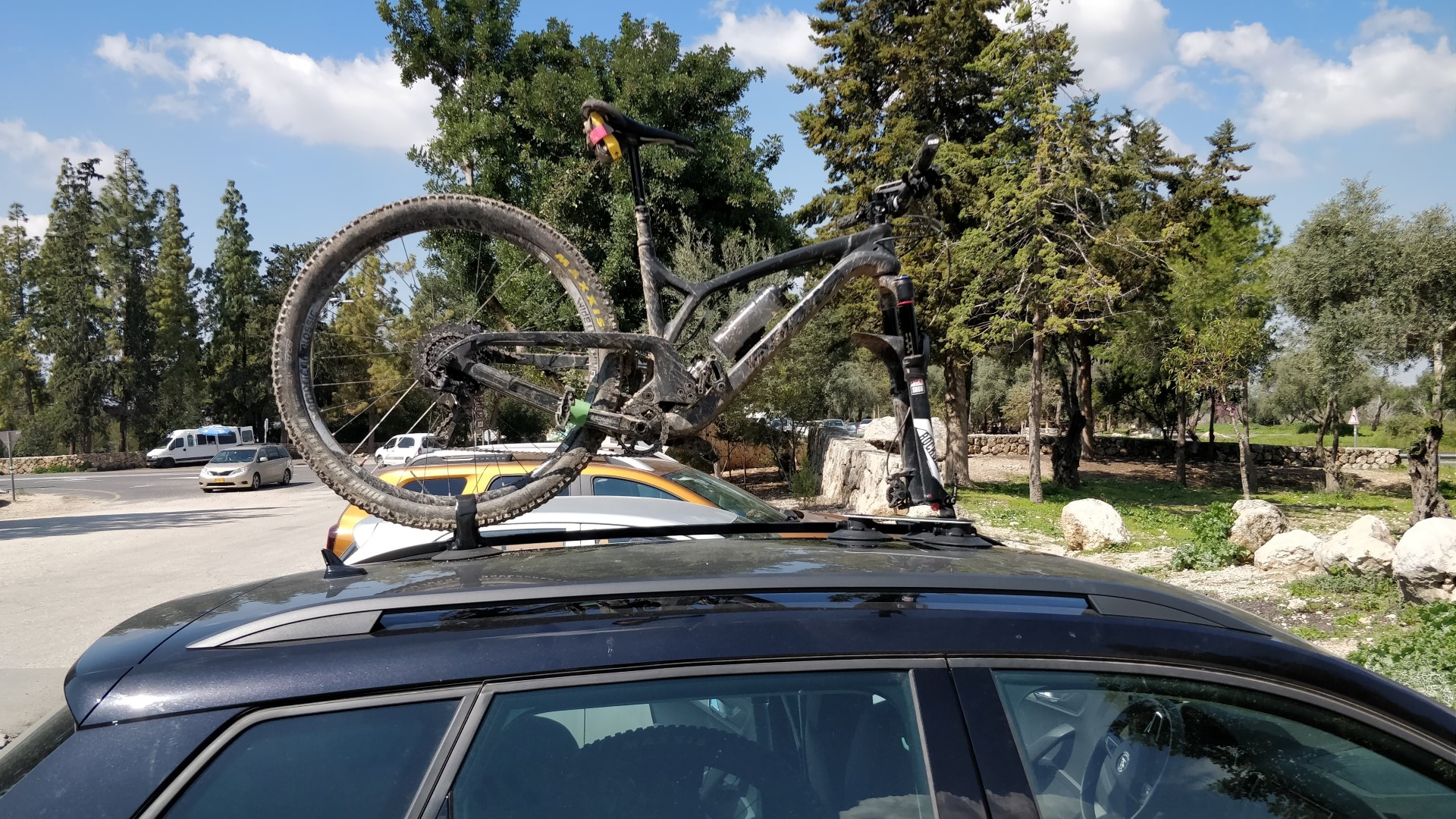 מנשא אופניים במבחן TreeFrog Pro1