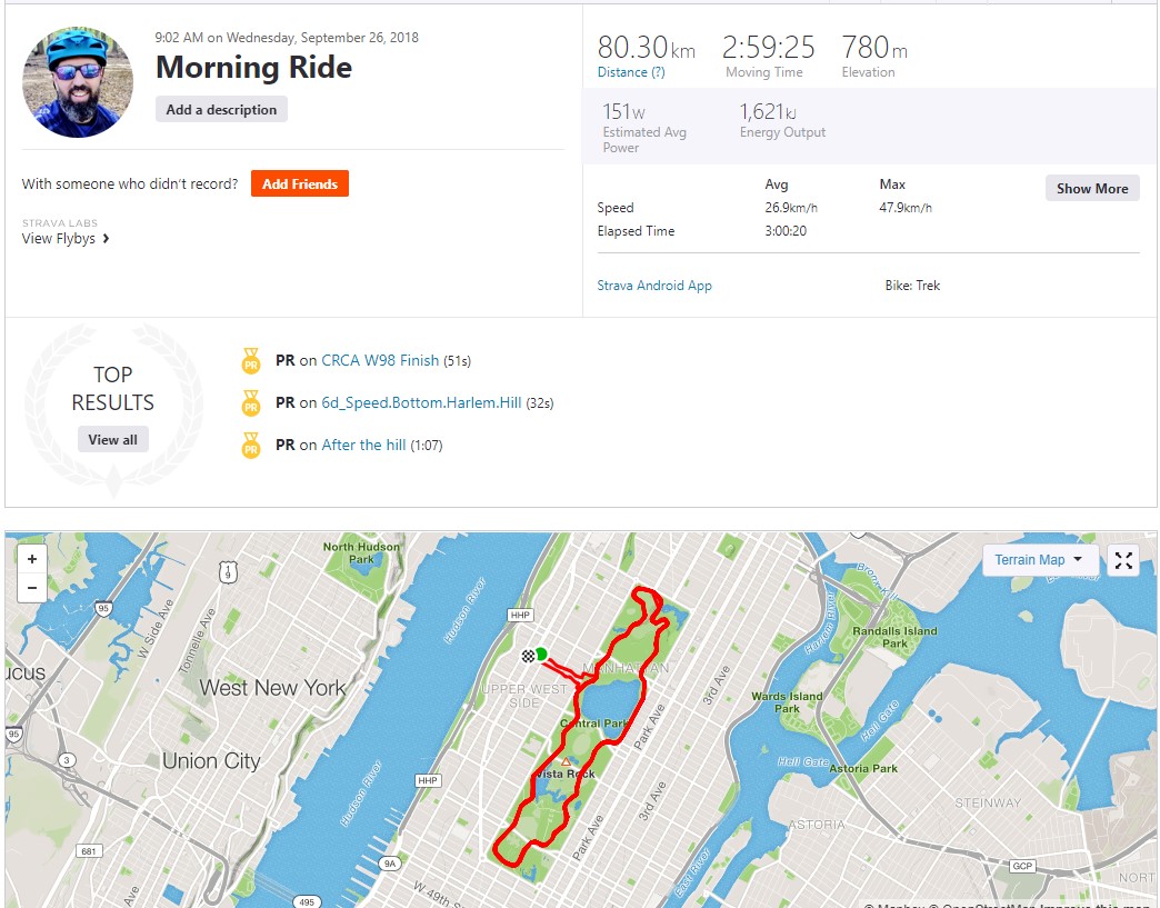 אופניים בתפוח הגדול- רכיבת שטח בניו יורק