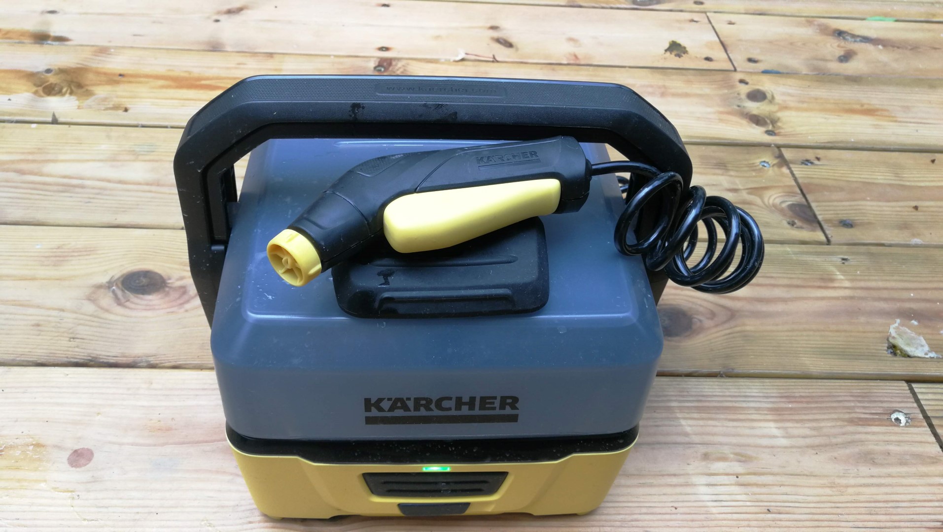 מבחן למכונת שטיפה בלחץ ניידת karcher OC3